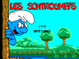 Les Schtroumpfs screenshot 2 for Sega Master System